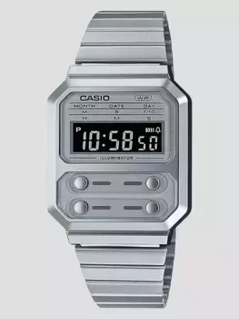 Часы A100WE-7BEF Casio, серебряный
