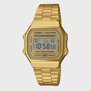 Часы A168WG-9EF Casio, цвет gold