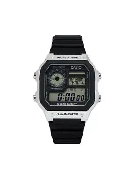 Часы AE-1200WH-1CVEF Casio, черный/серебряный