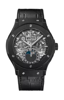 Часы aerofusion moonphase black magic Hublot