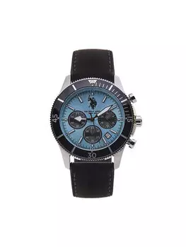 Часы Alexandre USP7224LB U.S. Polo Assn., голубовато-черный