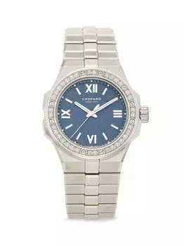 Часы Alpine Eagle с бриллиантами и браслетом из нержавеющей стали Chopard