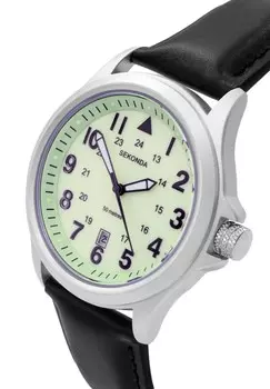 Часы ALTITUDE ANALOGUEWITH ALLOY ROUND Sekonda, светло-зеленый