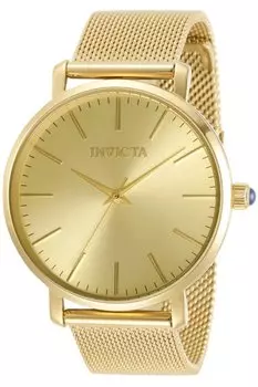 Часы ангел 31071 38мм Invicta, золото