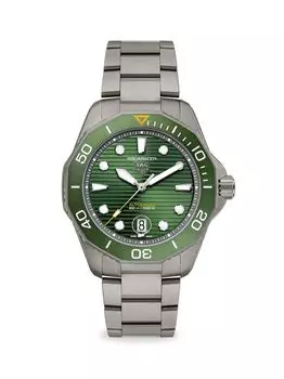Часы Aquaracer Professional 300 с титановым браслетом TAG Heuer, серебряный