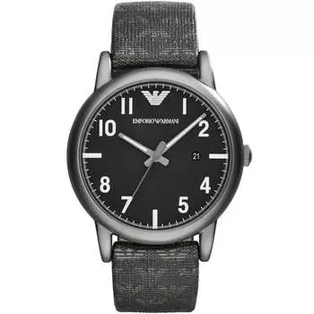 Часы ar1834 с черным циферблатом Emporio Armani, серый