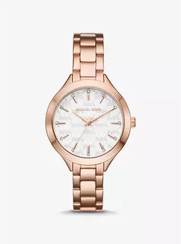 Часы Aspyn цвета розового золота Michael Kors, золотой