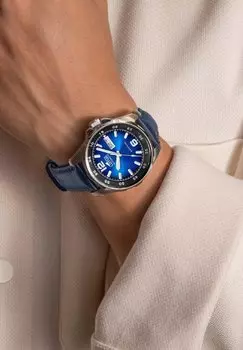 Часы AUTOMATICO Lotus, темно-синий