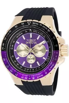 Часы авиатор 44613 50 мм Invicta, золото