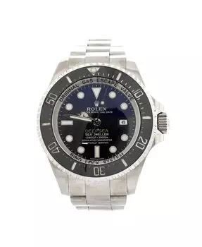 Часы автоматические Oyster Perpetual Deepsea Sea-Dweller James Cameron из нержавеющей стали и Cerachrom, 44 мм Pre-Owned Rolex, черный