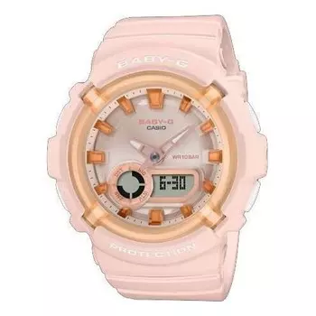 Часы baby-g digital-analog 'pale orange' Casio, оранжевый