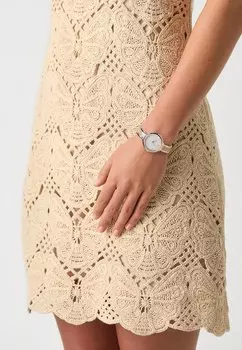 Часы BANGLE Swarovski, бежевый