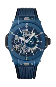 Часы big bang meca 10 ceramic blue Hublot