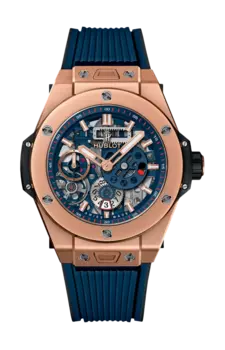 Часы big bang meca 10 king gold blue Hublot