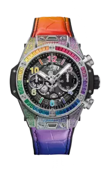 Часы big bang unico titanium rainbow Hublot