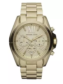 Часы Bradshaw Goldtone с хронографом и браслетом из нержавеющей стали Michael Kors, золотой