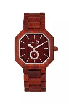 Часы-браслет Акадия Earth Wood, красный