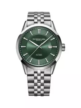 Часы-браслет из нержавеющей стали Freelancer / 42,5 мм Raymond Weil