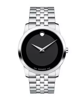 Часы-браслет из нержавеющей стали Museum Classic Movado, черный