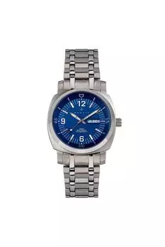 Часы-браслет Stealth с указанием дня и даты Nautis, синий