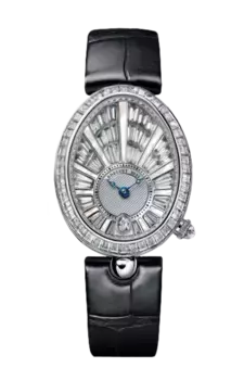 Часы Breguet Reine de naples 8939 из белого золота с бриллиантами 38,50 х 30,45 мм