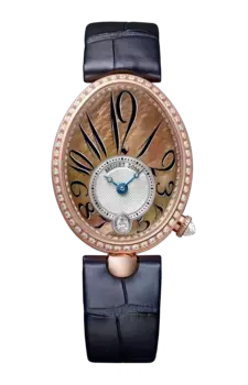Часы Breguet Reine de naples из розового золота с бриллиантами 36,50 х 28,50 мм
