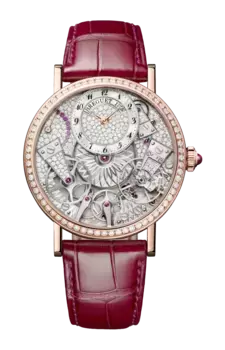 Часы Breguet Tradition с розовым золотом и бриллиантами 37 мм