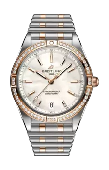 Часы Breitling Chronomat automatic 36 с розовым золотом