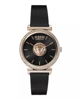 Часы Brick Lane Crystal Versus Versace, черный/розовый/черный