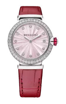 Часы Bulgari LVCEA с бриллиантами 33 мм