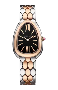 Часы Bulgari Serpenti seduttori с розовым золотом 33 мм