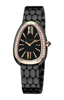 Часы Bulgari Serpenti seduttori с золотом и бриллиантами, 33 мм