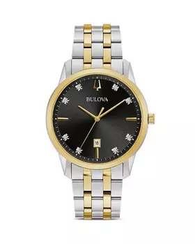 Часы Bulova Sutton, 40 мм, мультиколор