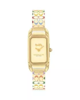 Часы Cadie, 8,5 x 17,5 мм COACH, цвет Gold