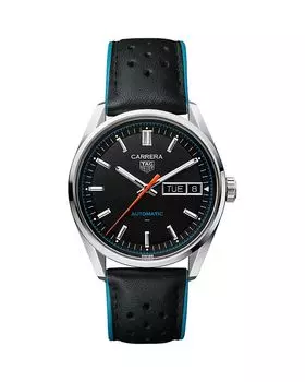 Часы Carrera Automatic, 41 мм TAG Heuer, черный