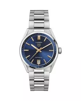 Часы Carrera Timeless, 36 мм TAG Heuer, синий