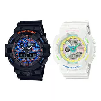 Часы CASIO Baby-G 'Black & White', белый