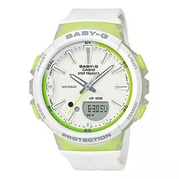 Часы CASIO Baby-G 'White Green', белый