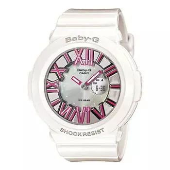 Часы CASIO Baby-G 'White Pink', белый