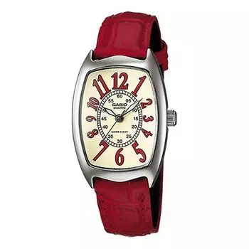 Часы CASIO Business Leisure Waterproofes Red Analog, красный
