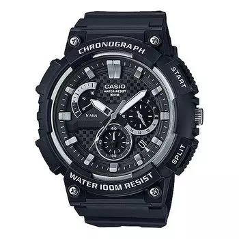 Часы CASIO Classical Waterproof Sports Men Mens Black Analog, черный