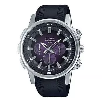 Часы Casio Dress Classic Analog Watch 'Black Purple Silver', фиолетовый