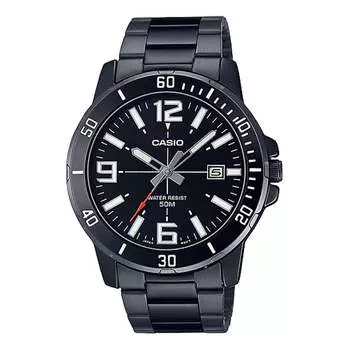 Часы Casio Dress Classic Analog Watch 'Metallic Black White', черный
