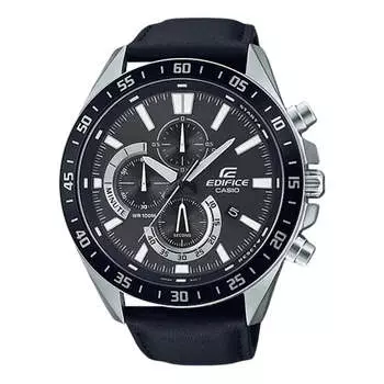 Часы Casio Edifice Analog Watch 'Black Metallic Silver', черный