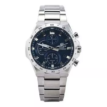Часы Casio Edifice Classic Solar Powered Analog Watch 'Blue Sapphire Crystal', синий