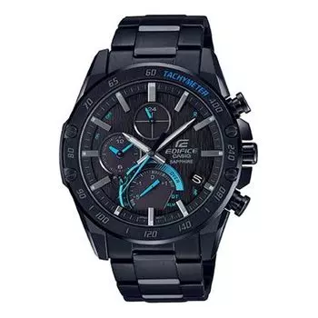Часы CASIO EDIFICE Series Quartz Mens Black Analog, черный