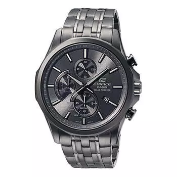 Часы CASIO EDIFICE Series Vintage Sportses Men s Quartz Waterproof Mens Black Analog, черный