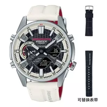 Часы Casio Edifice Smart Analog-Digital Watch 'Silver Black Red', белый