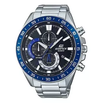 Часы Casio Edifice Smart Analog Watch 'Silver Black Royal Blue', черный