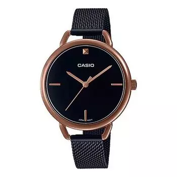 Часы CASIO ENTICERSeries es Quartz Waterproof Black Analog, черный
